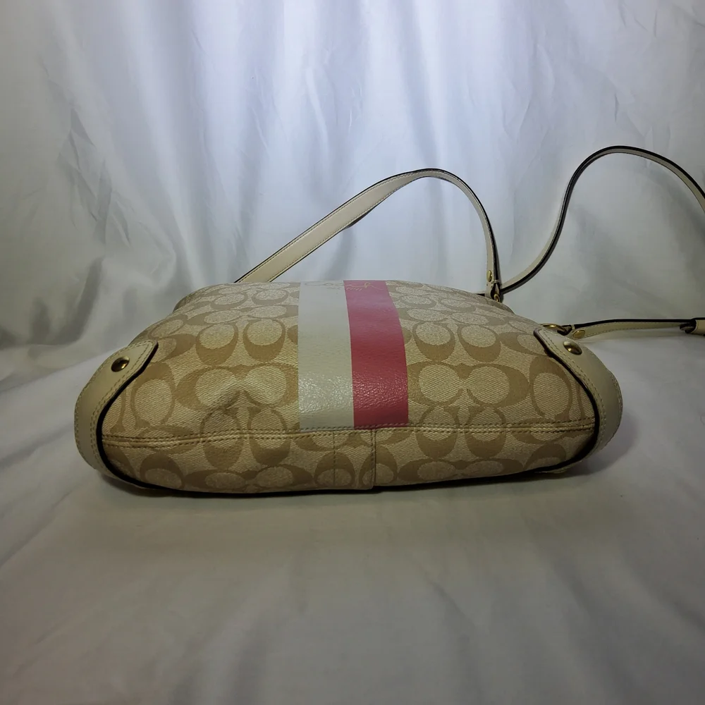Coach Beige‎ and Pink Women's Bag